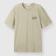 European high-end men's short-sleeved T-shirt ice silk tiger head printing summer imitation linen trendy new cool feeling T-shirt thin