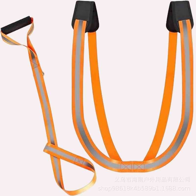 Cross-border outdoor hunting deer drag strap, reflective nylon deer antler drag strap, large prey traction strap for hunting Cross-border outdoor hunting deer drag strap, reflective nylon deer antler drag strap, large prey traction strap for hunting