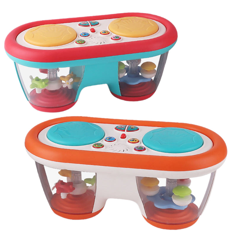 Juguetes de rompecabezas infantiles transfronterizos Meike multi-luz música batería Amazon bebés batería mano piano electrónico