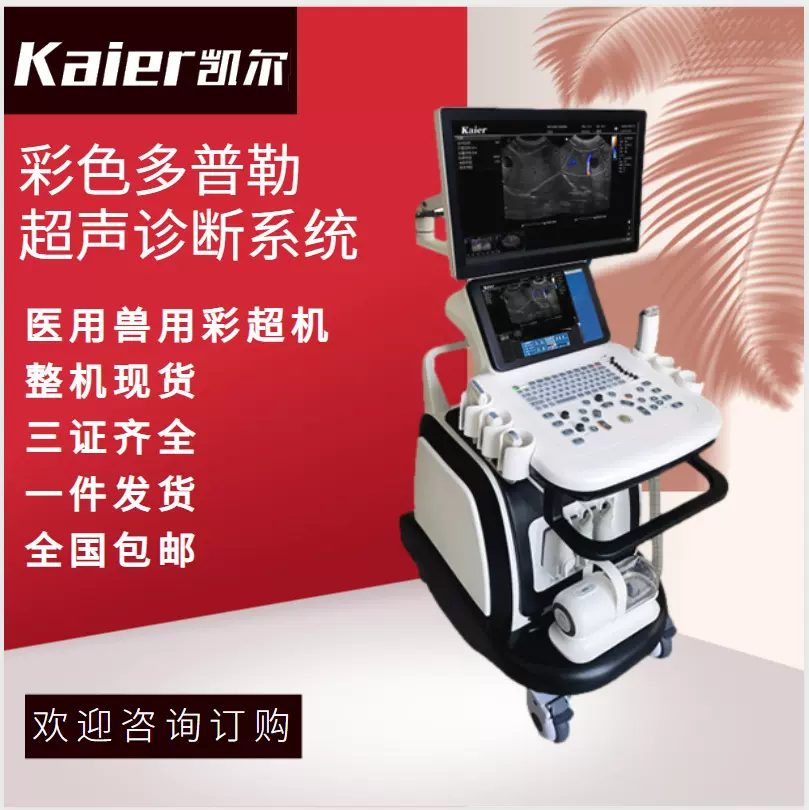 动物医疗彩超设备多少钱彩超机器厂家宠物彩色B超机 国产彩超仪器