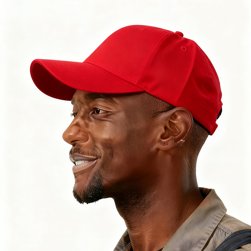 Sombreras de béisbol de algodón en stock de hebilla metálica con gorras de gran tamaño alrededor de la gorra de trabajo europea y americana se pueden personalizar para imprimir bordados