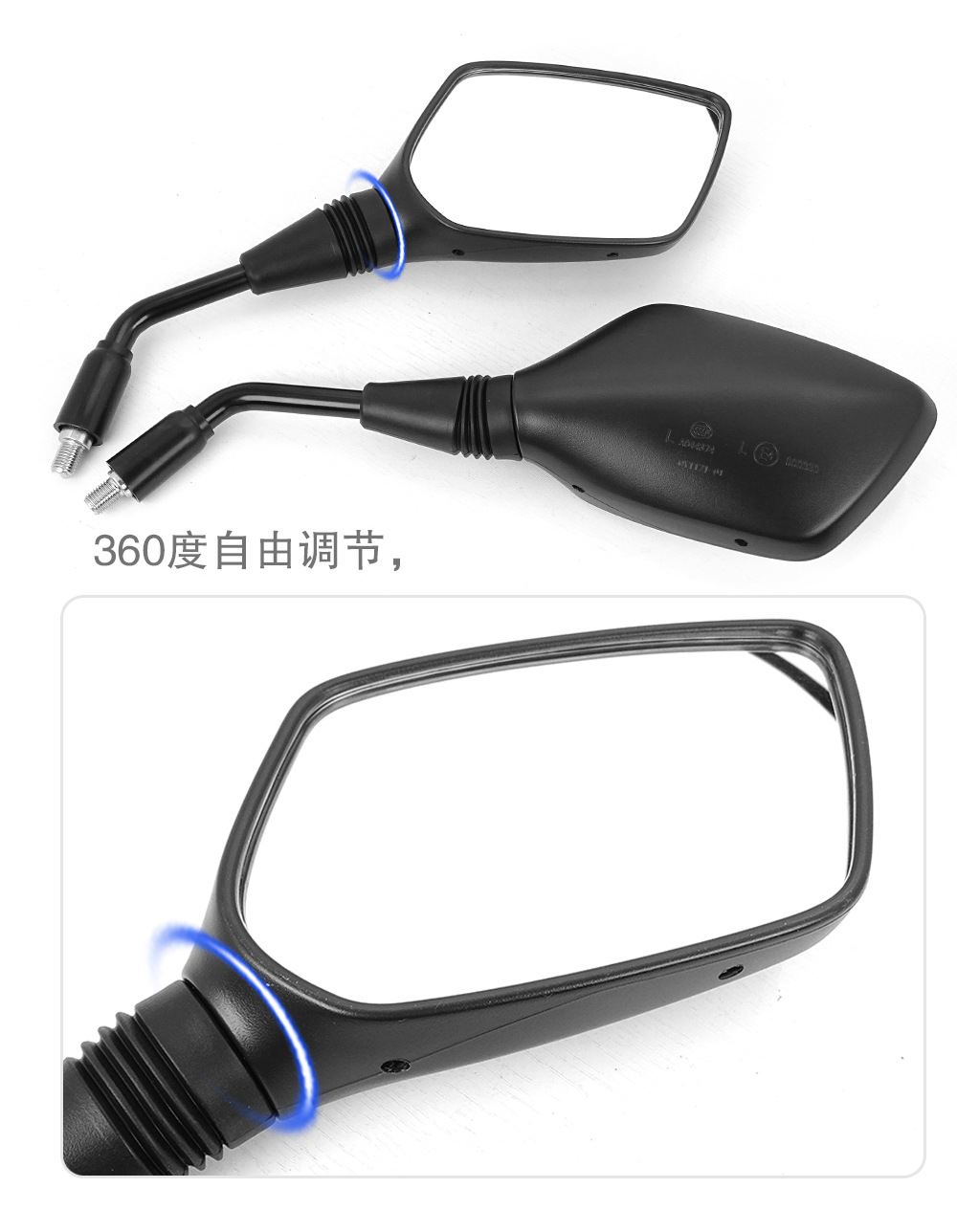 Suitable for Haojue Linmu Dl250 Lichi Gw250S 250 250F Uy Motorcycle Rearview Mirror Reversing Mirror