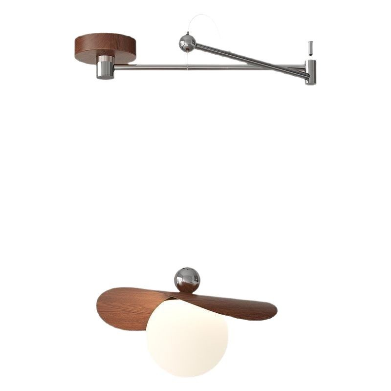 [Seleccionado] Lámpara desplazable, estilo crema, estilo francés, estilo antiguo, rockero creativo simple, candelabro de nogal