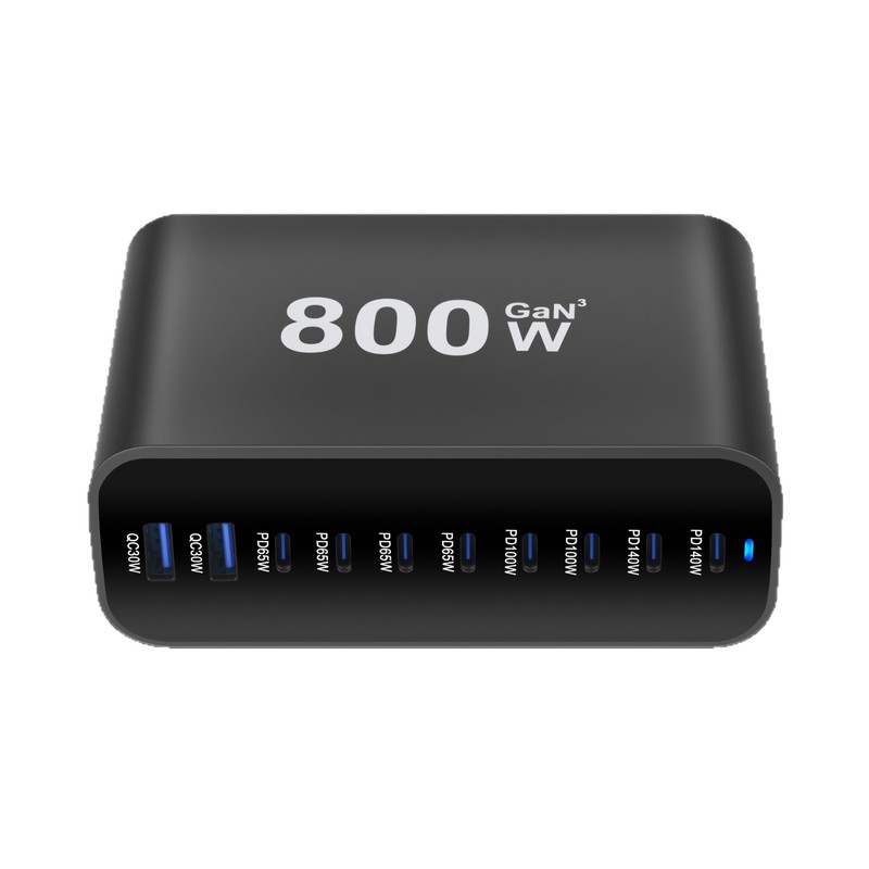 新款800W氮化镓桌面充 跨境专供800W多口PD充电器 800W澳规适配器|undefined