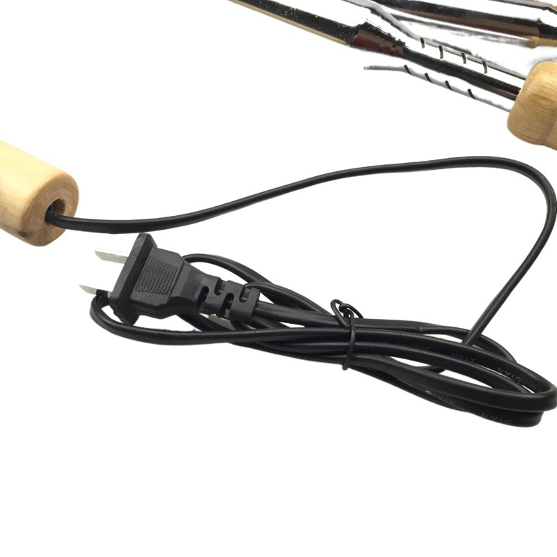 Linyi hardware mango de madera AC larga vida punta curva soldador eléctrico 150W externo caliente soldador eléctrico