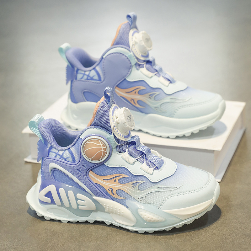 Zapatos infantiles primavera y verano nuevos zapatos de baloncesto de malla transpirable para niños zapatos deportivos de carreras antideslizantes para niños