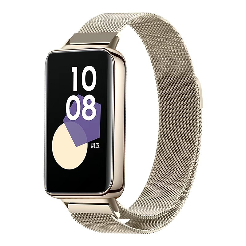 Honor Band 10用ストラップ、ミラネーゼ磁気式リストバンド9NFC、ステンレス製メタルブレスレット、磁気式クイックリリース|undefined
