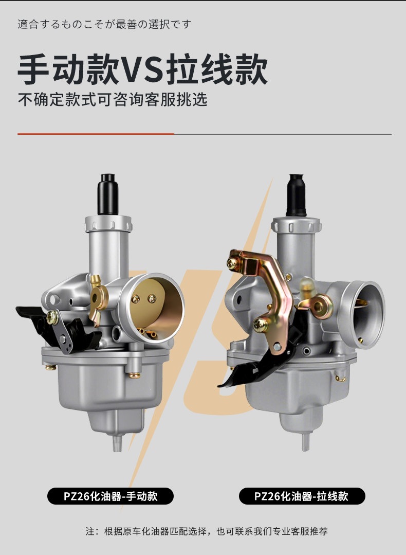 Suitable for motorcycle CG25, other 50cc, universal carburetor for Qianjiang, Zongshen, Loncin, Jialing, and other brands
