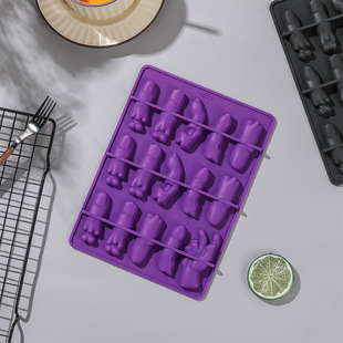 Halloween Finger and Palm Food-Grade Silicone Mousse Mold, Easy to Demold, for Baking Cakes, Halloween Limited Edition