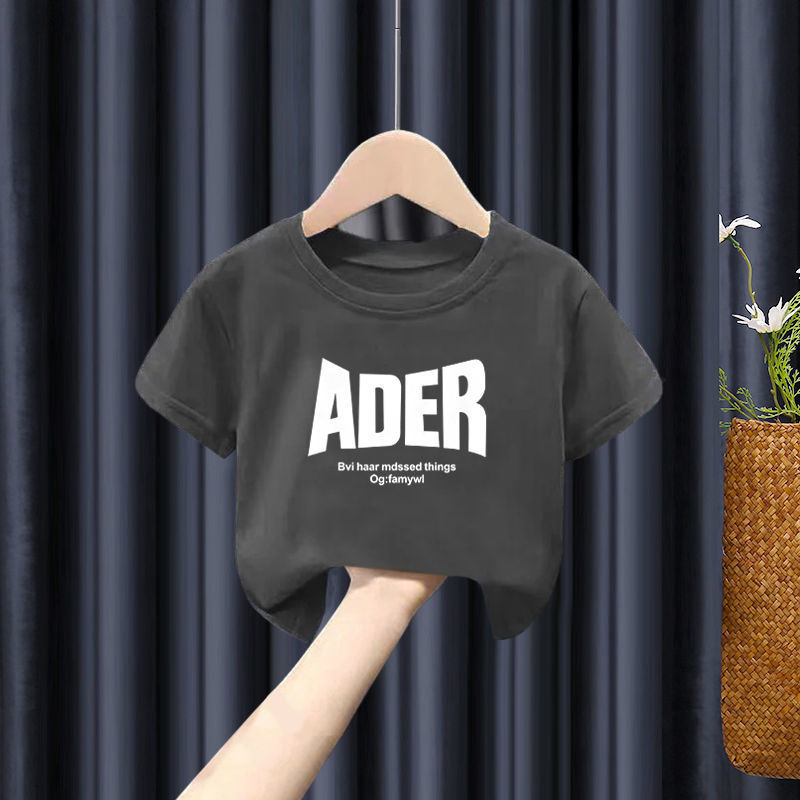 퓨어 코튼 T 다크 그레이