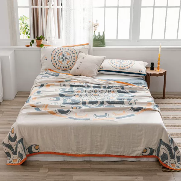 Cotton, gauze, boho style