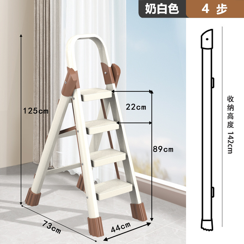 escalera doméstica plegable telescópico multifuncional escalera en zigzag interior escalera plegable escalera escalera de ático escalera gruesa portátil