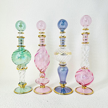 埃及色香水瓶 15cm精油瓶 旅游纪念品 玻璃饰品摆件家居装饰