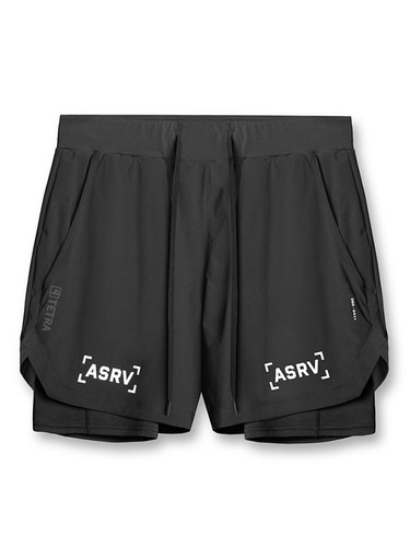 Cross-border men's summer men's shorts outer wear American youth outdoor double-layer sports shorts men's running quick-drying pants