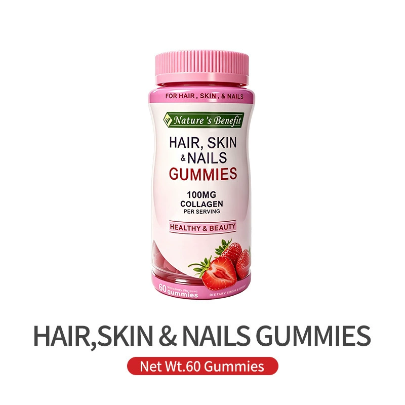 Купить NATURE CARE BEAUTY SKIN Gummies |Клубника Биотин Гаммьs