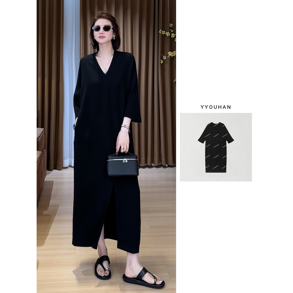 Black summer dress