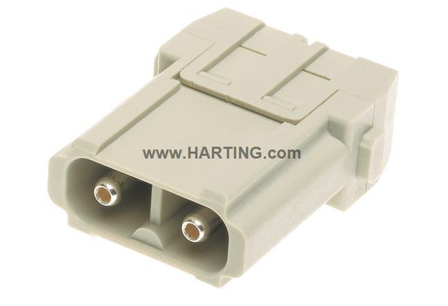 HARTING 浩亭 09140022603 40A 500V 2芯 轴向母模块