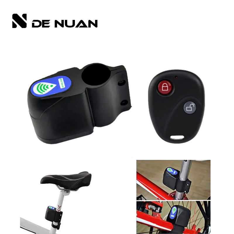 Bicycle wireless remote control alarm anti-theft lock mountain bike password bicycle riding equipment accessories ABC alarm