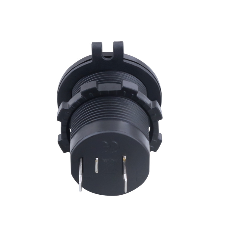 Modified Car Double-Hole Cigarette Lighter Socket with Car Waterproof USB Mobile Phone Cigarette Lighter 12-24V Universal Type
