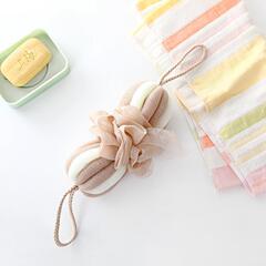 Stretchable Shower Ball Large Adult Scrub Towel Shower Gadget High-Quality Not Scatterproof Durable Foaming Bath