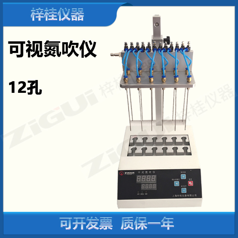 XBDCY-12 12位干式氮吹仪 12位可视氮吹仪，可视氮吹仪