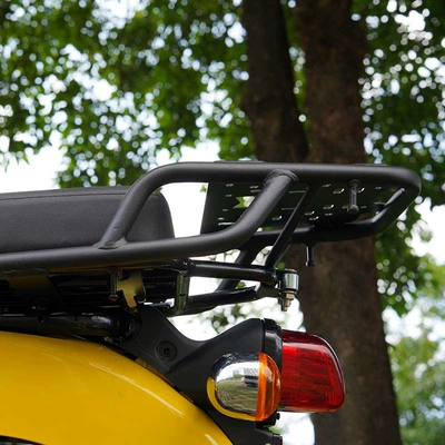 Motorcycle tail two-seat rear shelf extension tail