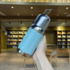 High quality glass stainless steel, small handheld thermos with glass, cup