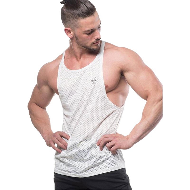 Fitness territory breathable sports vest men's summer new mesh quick-drying sweat vest fitness clothing a generation of hair