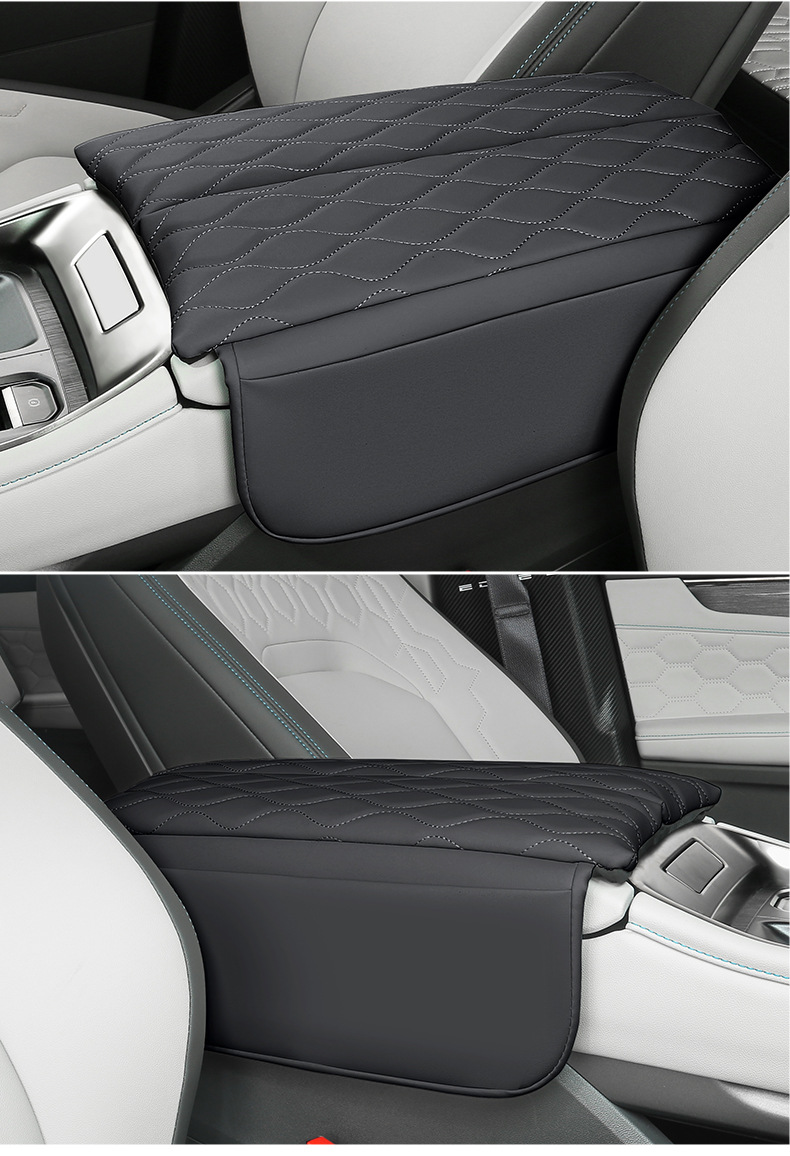 Suitable for 23 Ford Sharp L Armrest Box Memory Foam Highening Pad Central Armrest Protection Interior Automotive Products