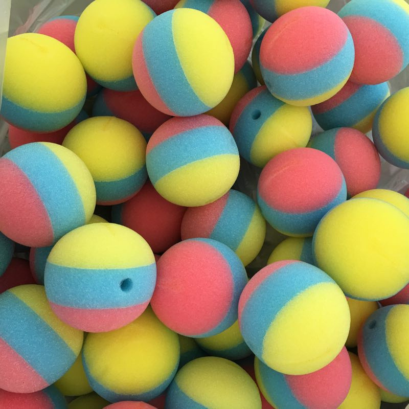 包布聚氨酯圆形海绵球 游乐场充填阻燃海洋球 生化水槽过滤球