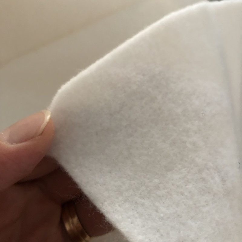 亲水针刺棉片 植物提取纤维定型针扎棉 天然竹纤维混纺