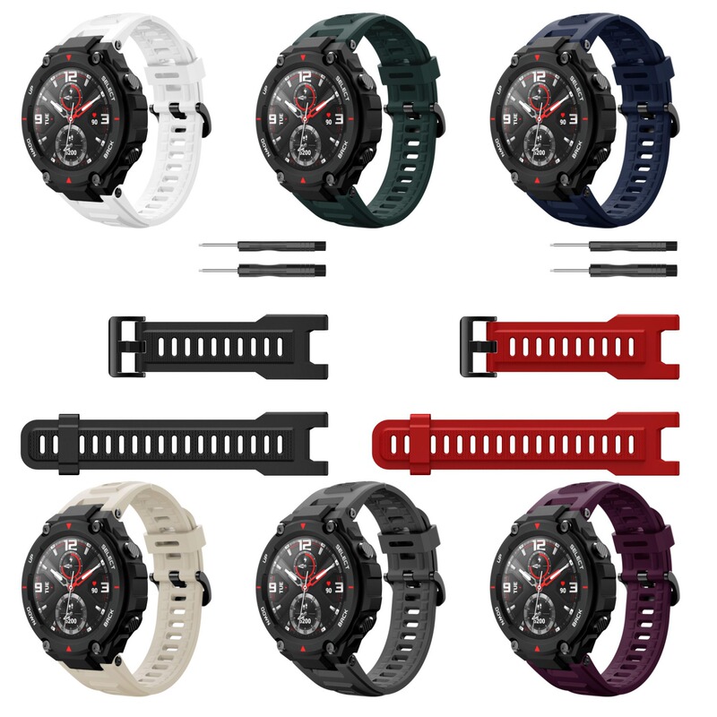 For Huami Amazfit T-Rex Tyrannosaurus Rex Silicone Strap T-Rex Universal Silicone Strap