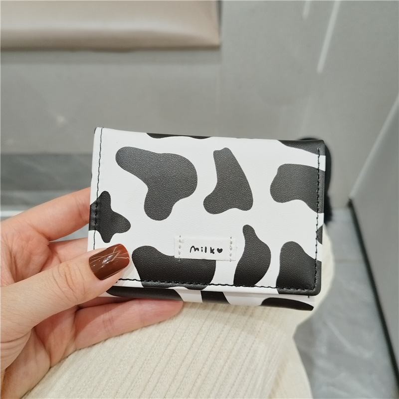 67g Weight Hidden Buckle Closure Type Small Wallets Bags Type 1 Piece Quantity Daily Occasion Pu Leather Material Animal, Cartoon Pattern All Seasons Season Women's Gender Cute Style Square Shape Women's Animal Cartoon Pu Leather Hidden Buckle Small Wallets 9
