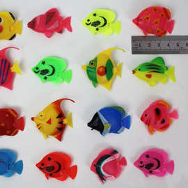 鱼缸造景装饰仿真鱼假鱼儿童玩具塑料仿真鱼观赏鱼漂浮水族箱摆件