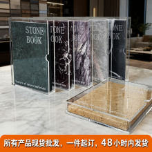 轻奢现代大理石书档摆件售楼处书房卧室玄关电视柜书桌家居装饰品