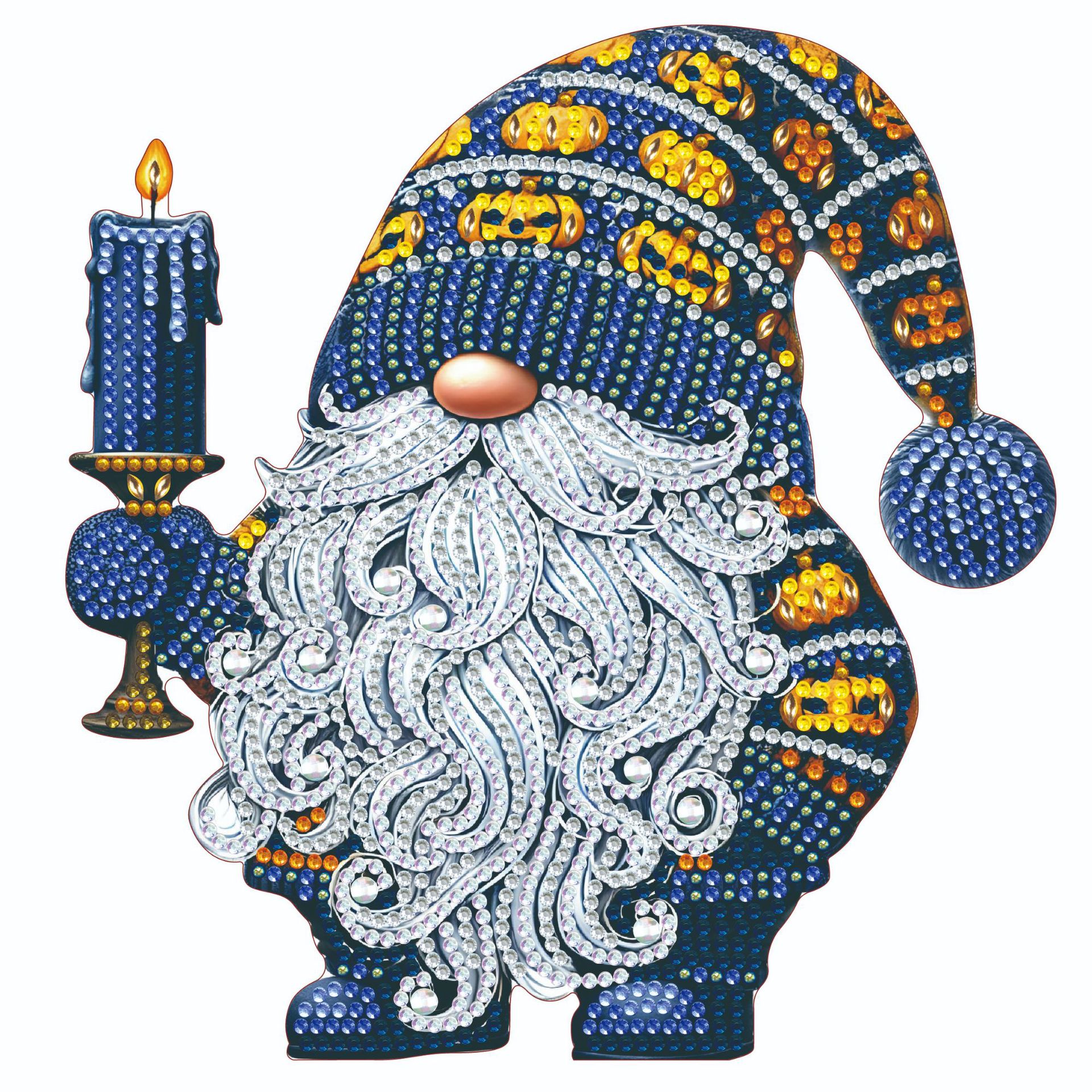 Diamante de bricolaje hecho a mano transfronterizo dibujo punto diamante 5D placa de yeso tridimensional adorno de juguete dinosaurio dibujos animados pintura infantil