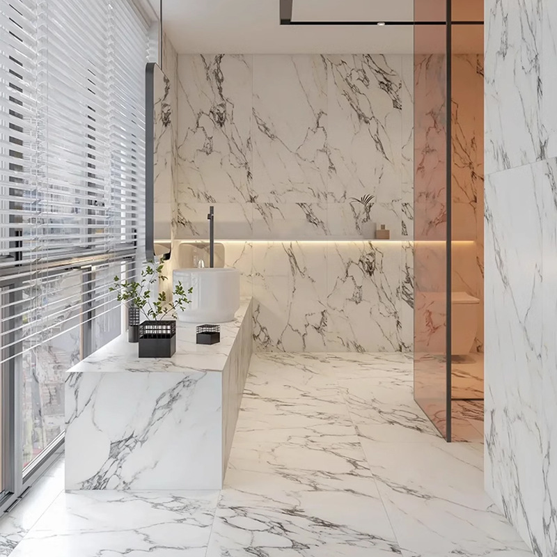 Large Flower White Marble Tile Floor Tile Bathroom Soft Light Tile Cream Style Bathroom Wall Tile 600X1200 Large Flower White Marble Tile Floor Tile Bathroom Soft Light Tile Cream Style Bathroom Wall Tile 600X1200