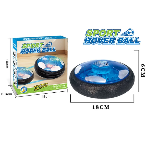 Transparent blue (light/music) 18CM football [color box]
