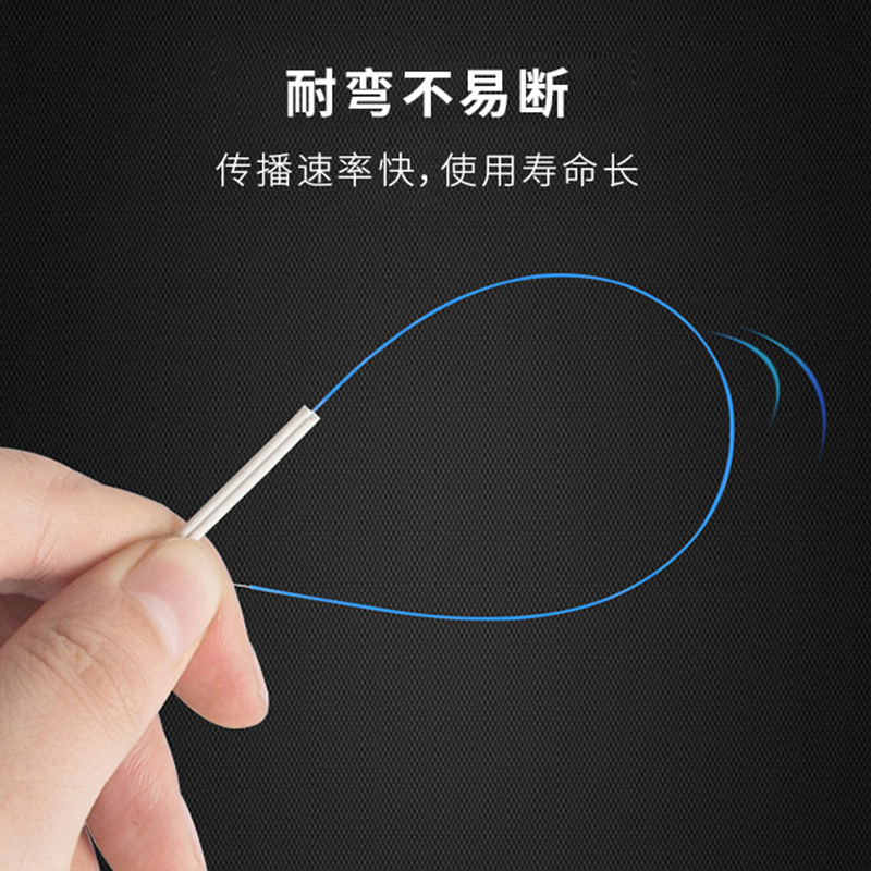 包郵便電信級1000メートル光ファイバ線室外線室内1芯2芯3鋼線屋外皮線光ケーブルが入戸した|undefined