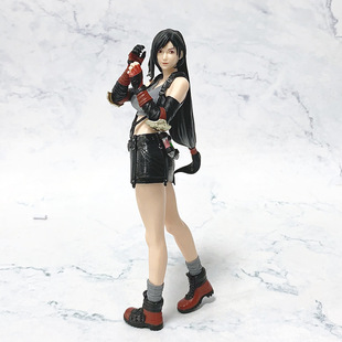 Final Fantasy VII Tiffa Lockhart Tifa Fighting Goddess Beautiful Girl Game Hand-held Desktop Ornaments