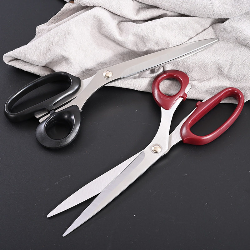 Fabricante de Yangjiang tijeras de sastre tijeras de ropa de acero inoxidable tijeras gruesas tijeras de mango completo afiladas y duraderas