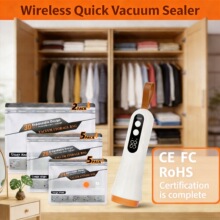 Handheld vacuum pump clothes storage bag low noise usb wirel