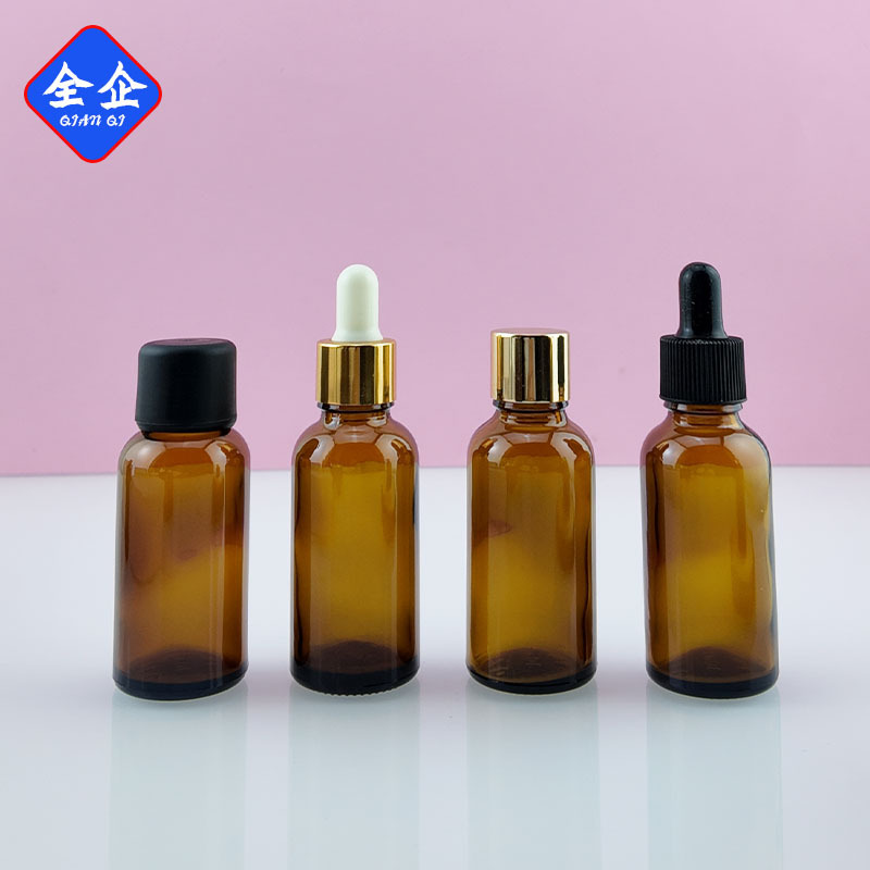 厂家现货批发30ml滴管茶色精油瓶棕色避光瓶精华原液分装玻璃|undefined