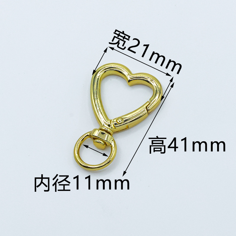 工場卸売直販ラブキーホルダー diy 手作りジュエリー回転フックバックル漫画スタイルロブスターバックルぶら下げバックル|undefined
