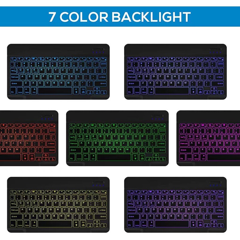 Factory wholesale Bluetooth keyboard for ipad tablet laptop 10 inch Mini Portable Wireless Keyboard