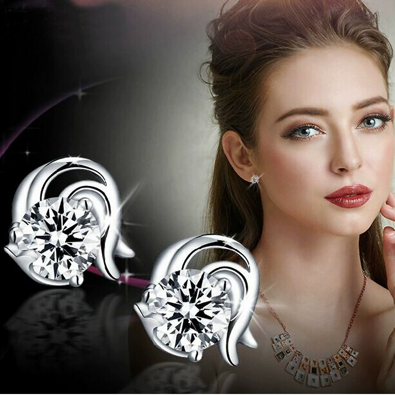 Знаки зодиака, серьги, корейская медная циркониевая, корейский стиль
