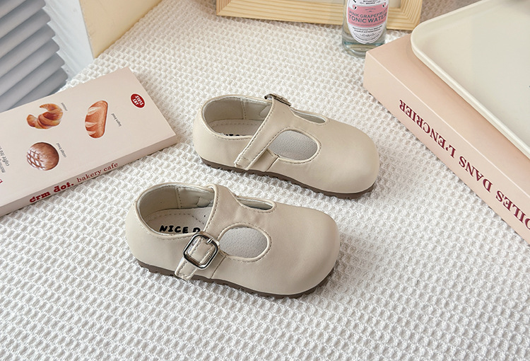 Chaussures mary jane en cuir élégantes pour filles printemps_voghion.com