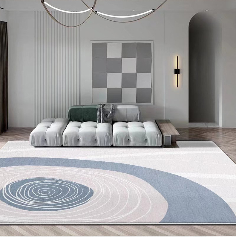 轻奢客厅地毯,卧室地毯,地毯地垫,几何地毯,满铺地毯