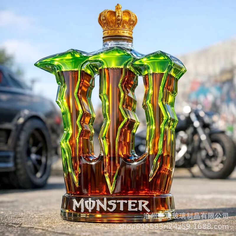 Manufacturers Supply Cross-Border Creative Glass Wine Bottles, Interesting Whiskey Bottles, and Animal-Style Glass Wine Bottles