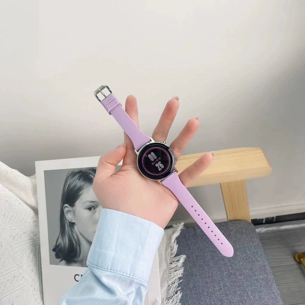 Suitable for Samsung Galaxy Active2 Silicone T -shaped Type 22mm Band